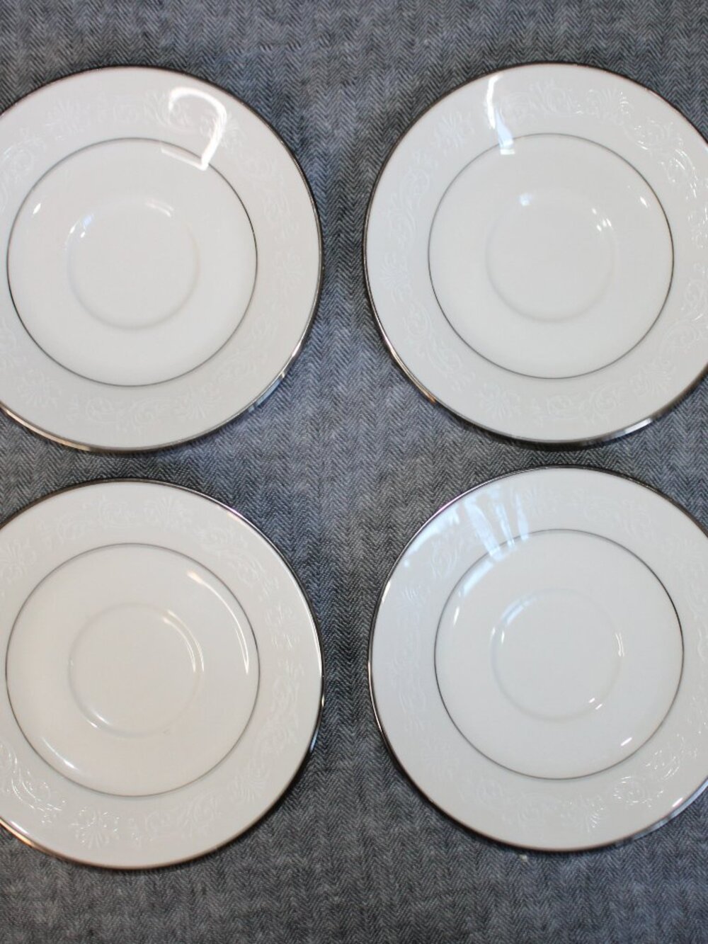 Set of (4) Noritake 'Marseille' Saucer, Manufactured Between 1966-1981 in Japan